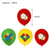 Globos de Látex de 12 Pulgadas Transfronterizos: Spider-Man, Pokemon, Patrulla Canina, Mario, Marvel, Varios Globos de Dibujos Animados