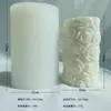 Ins Estilo Coreano Flor Rosa Borboleta Cilíndrica Vela Perfumada Molde de Silicone DIY Onda Difusor de Aroma Decoração de Gesso Ornamento