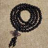 Contas de Ébano Roxo de Ébano Pulseiras de Ébano Pulseiras 108 pulseiras joias masculinas pulseiras de contas 20