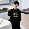 Ropa para niños 100% algodón puro camiseta de manga larga estilo otoño ropa para niño pequeño top casual de otoño para niños super estiloso