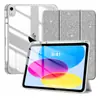 Aplicable a Funda Protectora Plegable Triple para iPad 11, Funda Protectora Dura con Brillo Acrílico para iPad 10, Air de 11 Pulgadas a Prueba de Caídas