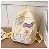 Mochila estudiantil linda estilo ins japonés para chica suave, mochila ligera para mamá, mochila pequeña para mujer