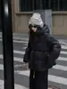Chamarra de Plumas con Capucha de Capa de Aire 90 Plumas de Pato Blanco Resistente al Viento Cálida de Longitud Media para Mujer Talla Pequeña Abrigo de Invierno Engrosado
