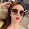 Gafas de Sol Polarizadas Irregulares Populares para Mujer Xiaohongshu, Estilo Coreano, Mismo Estilo que las Celebridades de Internet, Protección UV, Envío Gratis