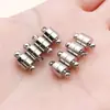 20 Tipos de Cierres Magnéticos de Aleación con Forma de Corazón/Esfera/Cilindro para Pulseras y Collares DIY, Cierres de Conexión Final, Accesorios de Joyería