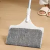 Mopa Perezosa de Acero Inoxidable Extensible Estilo Japonés Paño de Limpieza Absorbente Multiusos de Doble Cara Removedor de Manchas Mopa Escoba