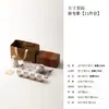 Juego de Té Kung Fu Degradado Portátil de Aspecto Elevado Juego de Té para Exteriores Bolsa de Almacenamiento de Cuero Juego de Té para Mujeres