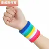 Pulseira Esportiva Colorida Badminton Toalha Absorvente de Suor Proteção para o Pulso Fitness Corrida Pulseira Protetora Banda Reforçadora Atacado