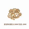 Cobre banhado a ouro 18k pulseira e colar DIY materiais de miçangas artesanais fecho em U fecho de ponta conta de posicionamento fecho acessórios