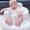 Cadeira de Aprendizagem Inflável de PVC Banquinho de Banho para Bebê Cadeira de Refeição para Bebê Sofá Pequeno de BB Armazenamento Dobrável PVC Ecológico para Uso Doméstico