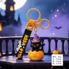 Novo chaveiro de Halloween transfronteiriço apresentando uma caveira engraçada, a Foice e uma abóbora, adequado como presente ou acessório para atividades de Halloween.