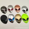 Pegatina para Coche de Personalidad Pegatina para Coche Extraterrestre Marca Metálica para Coche Pegatina 3D para Coche Creativa Divertida Modificada Pegatina Metálica para Coche