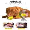 Bola Dispensadora de Petiscos Brinquedo para Limpeza Dental para Cães Pequenos e Médios, Brinquedo Interativo Educacional Resistente à Mastigação em TPR, Vários Tamanhos, Dispensa Petiscos e Limpa os Dentes