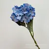 Pintura al Óleo Tallo Único Hortensia de Otoño Flor Artificial Mesa de Comedor Sala de Estar Decoración Arreglo Floral de Boda Decoración de Flor Artificial Flor de Pasillo