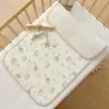 Cambiador de Pañales para Bebé, Sábana Impermeable Lavable de Gasa de Algodón Puro para Bebé Recién Nacido, Cama de Lactancia Transpirable de Tamaño Grande para Niños