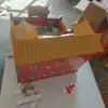 Pátio Dobrável, Laço de Papel, Trabalhos em Papel, Suprimentos Funerários, Oferendas Sacrificiais, Suprimentos para o Festival Qingming, Fabricante Produz Edifício de Laço de Papel