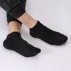 Calcetines Blancos Verano Calcetines de Barco para Hombre Delgados Absorbentes de Sudor Transpirables Calcetines Casuales de Algodón de Color Sólido Venta al por Mayor de Fábrica Zhuji