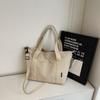 Bolsa Feminina Grande Capacidade Design de Nicho Moda Cor Sólida Casual 2025 Bolsa de Mão Bolsa de Ombro Bolsa Tote Casual de Primavera