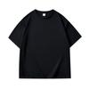 En stock 7A amoníaco líquido antibacteriano 40 220g tecnología fresca camiseta de hombre verano nuevo cuello redondo color liso para hombre y mujer manga corta