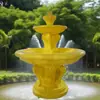 Fabricante de Escultura de Paisajismo para Jardín Exterior con Lavabo de Flujo de Agua de Doble Capa de Fibra de Vidrio Personalización