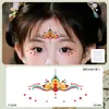 Pegatinas de cejas coloridas para niños de estilo tradicional, impermeables y de larga duración, para disfraces antiguos y decoración Hanfu, maquillaje, actuaciones en el escenario