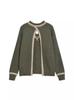 Ropa para Mujer Estilo Europeo y Americano Transfronteriza Aliexpress 2024 Comercio Exterior Wholesale Tejido de Punto con Diseño de Espalda Abierta, Entrega Rápida Cuello en V