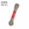Hilo de Algodón Retorcido a Mano Estilo Xizang 10m / Pulsera de Borla Tejida a Mano con Cuentas, Cordón de Algodón No Elástico