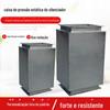 Chapa de Ferro Branco Galvanizado Ventilador Redutor de Ruído Silenciador Ar Fresco Pressão Estática À Prova de Som Condicionamento de Ar Ventilação Duto Silenciador