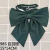 Gravata borboleta JK de cor sólida Flor de Raiz de Pena Gigante Gola Flor Azul Vermelho Preto Fofo Estudante Gravata Borboleta Traje de Marinheiro Acessórios de Uniforme Fotografia