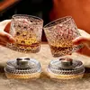 Vaso Rotatorio Creativo de Lujo de Gama Alta para Whisky, Vaso de Licor de Gama Alta, Vaso de Cristal Doméstico Taza Mullen