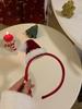 Chapéu de Natal headband feminino bonito árvore de Natal hairpin headband acessórios de cabelo cocar outono e inverno acessórios decorativos de pelúcia