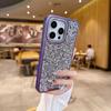 Polvo Brillante de Diamante de Lujo de Gama Alta Adecuado para Funda de Teléfono Móvil Apple 16Promax Iphone15 Anticaída 14 Nuevo Modelo 13 Corea