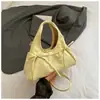 Bolsa Nuvem Plissada Tendência de Nicho para Mulheres 2026 Nova Moda Bolsa de Ombro Ins Versátil Bolsa Transversal de Alto Padrão