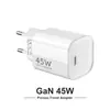Cargador Rápido de 30W con Puerto C Único y Raya de Cristal Adaptador de Corriente 5V3A Cabezal de Carga para Teléfono Móvil Venta al por Mayor