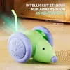 Nuevo Juguete Inteligente Eléctrico para Gatos con Sensor de Evitación Ratón Juguete para Gato Mascota Auto-Placer y Alivio del Aburrimiento Artefacto Inteligente para Provocar Gatos