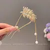 Versátil Pasador Floral Nuevo Estilo 2026 para Mujer, Elegante Pasador con Borla de Aspecto de Alta Gama, Pasador de Estilo Antiguo, Accesorio para el Cabello de Moda Antigua