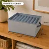 Serie de cajas de almacenamiento para ropa interior y ropa, tela no tejida, cajas organizadoras multitaladro, contenedores de almacenamiento para armario de dormitorio