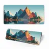 Alfombrilla de Ratón Extendida Estilo Antiguo Paisaje Extra Grande Oficina Antideslizante Resistente al Desgaste Pad de Escritorio Pad para Teclado de Juego Admite Personalización Según Dibujos