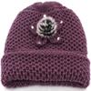 Sombrero para mujer de mediana edad y anciana invierno abuela señora mayor lana cálido con forro polar madre sombrero viejo viento frío grueso