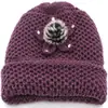 Chapéus de Inverno para Mulheres de Meia-Idade e Idosas, para Avós e Senhoras Idosas, Chapéus Quentes de Lã com Forro de Fleece para Mães e Idosos, Proteção contra Vento Frio e Espessamento