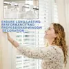 Los separadores de cortina y las divisiones de cortina de EVA son adecuados para cortinas. Moldeadores de cortinas blancas portátiles y anillos de partición