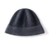 Novo chapéu de malha quente para outono e inverno, chapéu de pescador de cashmere cor pura, topo redondo, moderno, adequado para o trajeto, design simples, gorro feminino