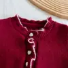 Cárdigan Suéter para Niñas Primavera y Otoño 2026 Nuevo Estilo Moda Coreana Conjunto de Otoño para Niñas Pequeñas Top de Punto para Bebés Niñas Otoño