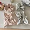 Scrunchie de lenço quadrado floral estilo floresta para mulheres, super grande e bonito, para prender o cabelo em um coque, acessório de cabelo versátil de alta qualidade
