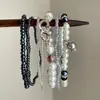 Accesorio de Vacaciones: Pulsera Multicolor de Cuentas de Cristal y Perlas de Arroz de Múltiples Capas, Joyería de Mano Bohemia Lujosa y de Alta Gama