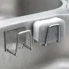 Gancho Adhesivo de Acero Inoxidable sin Taladro, Gancho Fuerte sin Rastro para Toallas de Baño, Gancho para Ropa, Gancho de Metal Resistente para Montar en Pared de Cocina