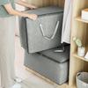 Bolsa de Almacenamiento para el Hogar, Bolsa de Almacenamiento para Edredones de Gran Capacidad Engrosada, Caja de Almacenamiento Grande a Prueba de Polvo, Bolsa de Almacenamiento para Mudanza de Ropa