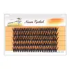 Venta Caliente Transfronteriza Europea y Americana 60P Gruesas Auto-injerto Racimo Único Rizadas y Estilizadas Pestañas Postizas Fábrica al por Mayor