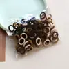 Conjunto Corda de Cabelo Sem Costura Gradiente de Dopamina Anel de Cabelo Infantil Anel de Toalha de Alta Elasticidade Corda de Cabelo Cor Doce Acessórios de Cabelo