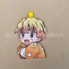 Cazador de demonios: Kimetsu No Yaiba Tanjiro Colgante de Fieltro Llavero de Mochila Lindo de Alto Valor Adorno Colgante de Tela No Tejida Periférico de Anime
